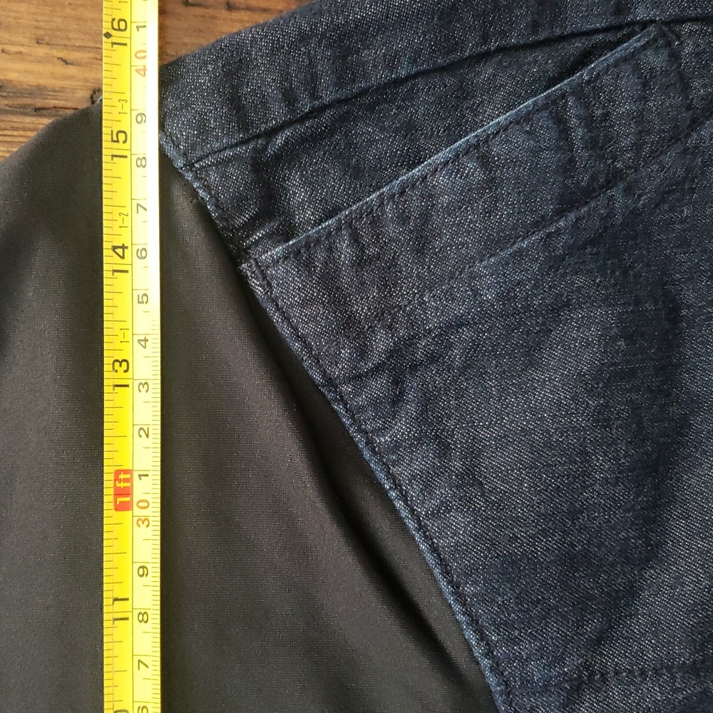 Women's Dark Denim Maternity Shorts Size 4M - Picture 6 of 8